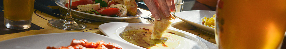 Eating Falafel at Falafel Hut محل فلافل حاره restaurant in Santa Cruz, CA.